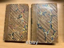 Rare 1833 Maria Edgeworth Belinda 2 Vols Antique Books (t4)