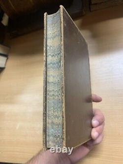 Rare 1836 The Greek New Testament Bible Vol 1 Antique Leather Book (p5)