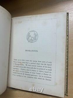 Rare 1849 Macaulay Lays Of Ancient Rome Illustrated Antique Book (p6)