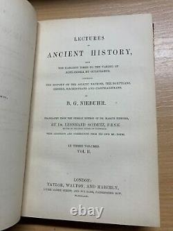 Rare 1852 Lectures On Ancient History Niebuhr Vol 2 Antique Book (p5)