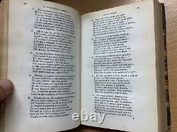 Rare 1854 Rime DI Francesco Petrarca Poetry Italian Text Antique Book (p4)