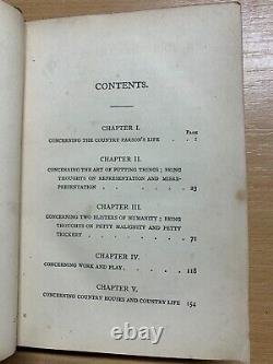 Rare 1862 Andrew Boyd The Recreations Of A Country Parson Antique Book (t4)