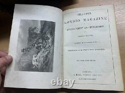 Rare 1863 Sharpe's London Magazine Vol 22 Antique Illustrated Book (t5)