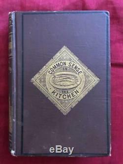 Rare 1870 Antique Cookbook Victorian Vintage Cookery Confectionery Pastry