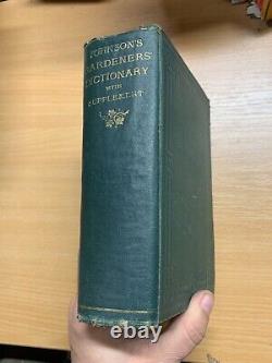 Rare 1872 Johnson's Gardeners' Dictionary Thick Antique Hardback Book (p5)