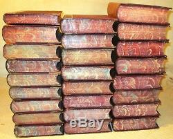 Rare 1875 Encyclopedia Britannica Set Leather Gilt Antique Books Library Decor