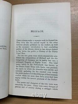 Rare 1875 Life And Death Of John Of Barneveld Vols 1 & 2 Antique Books (p7)