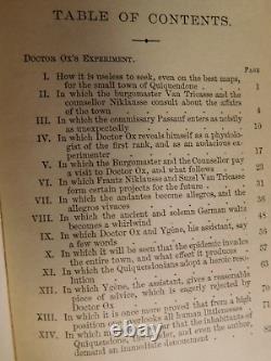 Rare 1876 Antique Book Dr. Ox's Experiment by Jules Verne