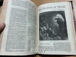 Rare 1882 The Sunday At Home Bound Issues Illustrated Antique Book (p8)