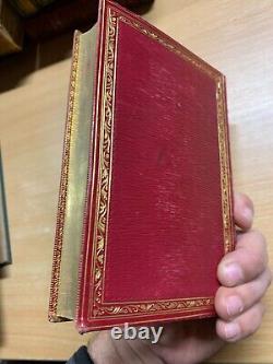 Rare 1884 The Works Of Alfred Tennyson Poetry Leather Antique Book (p5)