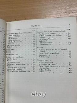 Rare 1884 The Works Of Alfred Tennyson Poetry Leather Antique Book (p5)