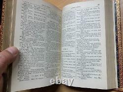 Rare 1884 The Works Of Alfred Tennyson Poetry Leather Antique Book (p5)