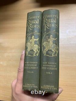 Rare 1893 William Cobbett Rural Rides Volumes 1 & 2 Antique Books (p7)