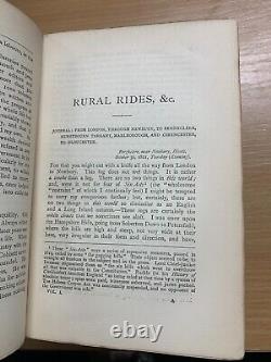 Rare 1893 William Cobbett Rural Rides Volumes 1 & 2 Antique Books (p7)