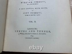 Rare 1893 William Cobbett Rural Rides Volumes 1 & 2 Antique Books (p7)