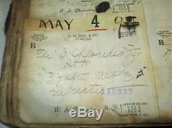 Rare 1895 Prescription Book Newburgh, NY W. S. Gleason MD, E. R. Post Druggist