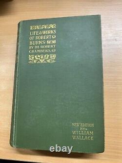 Rare 1896 The Life & Works Of Robert Burns Volumes 1-4 Antique Books (p16)