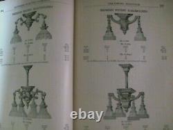 Rare 1913 Electric Co Light Fixtures Lamp Book 732 Pgs Faries OC White Benjamin