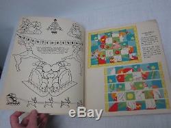 Rare 1937 Saalfield Shirley Temple Christmas Paper Doll Activity Book 1770 Uncut