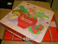 Rare 80's Kenner Strawberry Shortcake Story Book Factory Case. Free Shipping