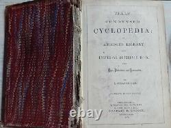 Rare ANTIQUE 1879 ZELL'S CONDENSED CYCLOPEDIA Encyclopedia in ONE VOL BOOK Maps