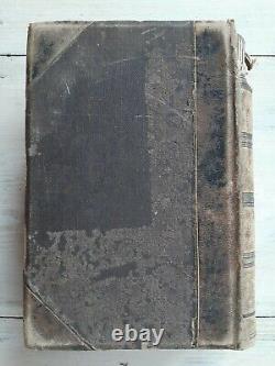 Rare ANTIQUE 1879 ZELL'S CONDENSED CYCLOPEDIA Encyclopedia in ONE VOL BOOK Maps