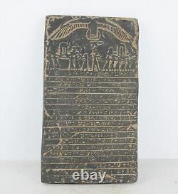 Rare Ancient Pharaonic Stela Book of Dead Holy Book In Egyptian Mythology BC