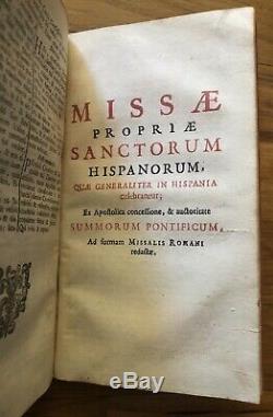 Rare Antique 1765 Missale Romanum Roman Catholic Prayer Book Missal Latin