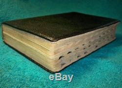Rare Antique 1800's Cambridge KJV Bible The Macmillan Company, Leather on Boards