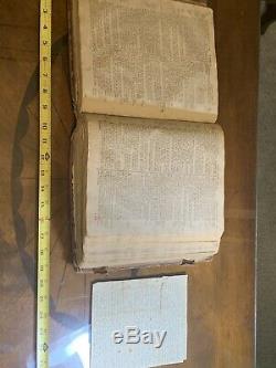 Rare Antique 1805 Leather KJV Holy Bible New Old Testament Mathew Carey First PA
