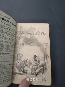 Rare Antique 1853 German Edition Uncle Tom's Cabin Stowe Onkel Tom Hutte Book
