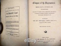 Rare Antique 1875 Glimpses Of The Supernatural Dreams Omens Witchcraft Occult+++