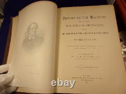 Rare Antique 1887 Book A History Of The Baptists, Vital Principles & Practices