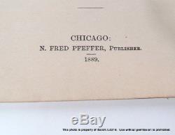 Rare Antique 1889 Scientific Ball Baseball Book by N Fred Pfeffer Chicago