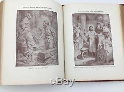 Rare Antique 1890 Finnish Vintage Bible Biblia with Illustrations by Gustave Dore