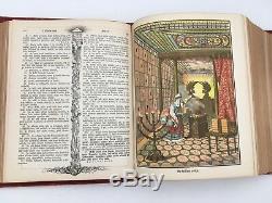 Rare Antique 1890 Finnish Vintage Bible Biblia with Illustrations by Gustave Dore