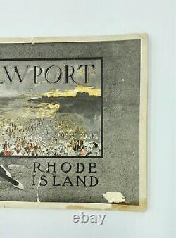 Rare Antique 1904 Newport A Sketch Rhode Island Illustrated Travel Guide Book