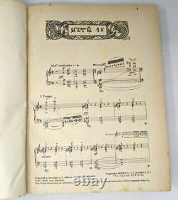 Rare Antique 1926 Turandot Giacomo Puccini Opera Drama 3 Acts Piano Voice CF21