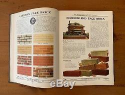 Rare Antique 1928 Home Builders Catalog Hard Cover Excellent