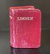Rare Antique 1929 Kingsport Miniature Book Addresses Of Abraham Lincoln