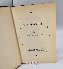 Rare Antique 1935 DEATH-WATCH By John Dickson Carr Book Hardback