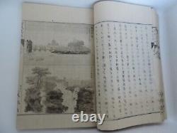 Rare Antique 19th C Europe Japanese Book Illustrated Russia Italy Swiss Russian