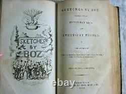 Rare Antique 1st Edition Charles Dickens Book 1852 Martin Chuzzlewit Illustrated