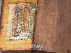 Rare Antique Ancient Egyptian Book 11 papyrus Gods Judgement Day king 1840 BC