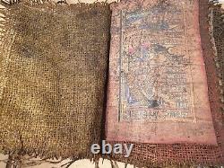 Rare Antique Ancient Egyptian Book 9 Papyrus Gods Hunting judgment protect1830BC