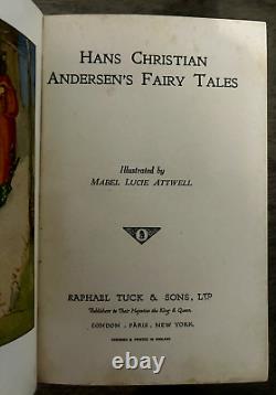 Rare Antique- Andersen's Fairy Tales Illustrated by Mabel L. Attwell dated 1930