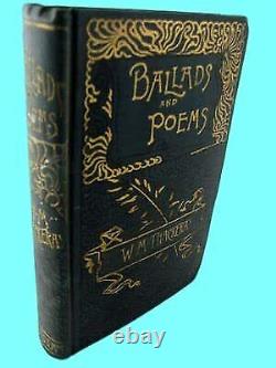 Rare Antique Ballads and Poems William Makepeacethackeray Rare Antique Poetr