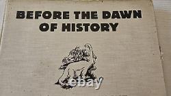 Rare Antique Before The Dawn Of History Charles Knight Hardcover Book Vintage