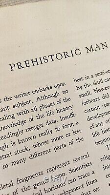 Rare Antique Before The Dawn Of History Charles Knight Hardcover Book Vintage