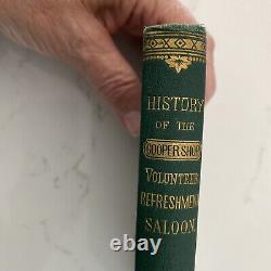 Rare Antique Book (1866)History Of The Coopershop Volunteer Refreshment Saloon